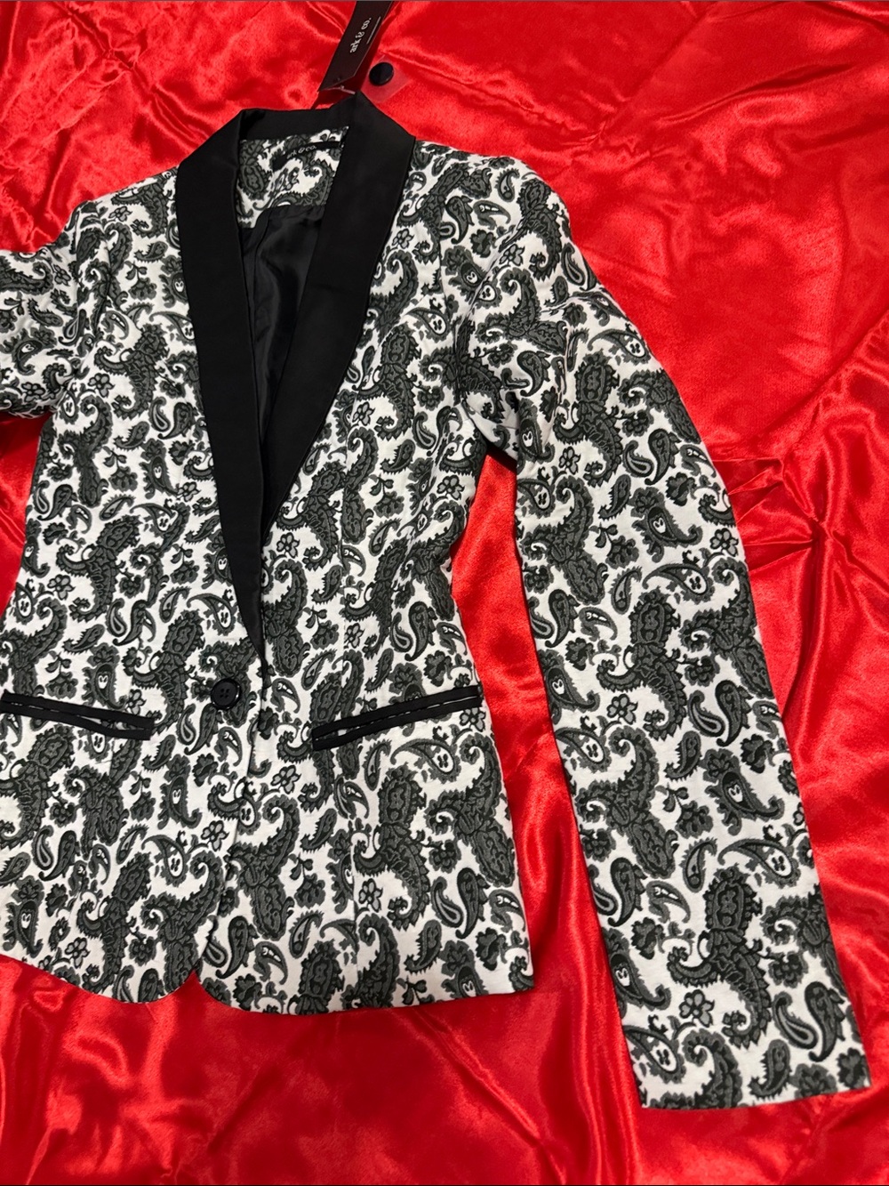 WOW POSHMARK - Authentic Ark & Co. NWT Paisley Blazer - Picture 7 of 10